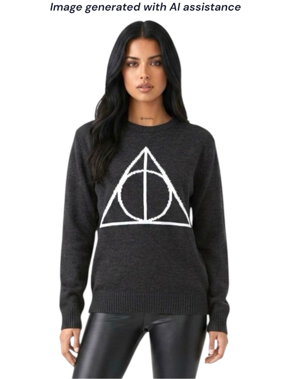 Harry Potter S dark grey Deathly Hallows Sweater